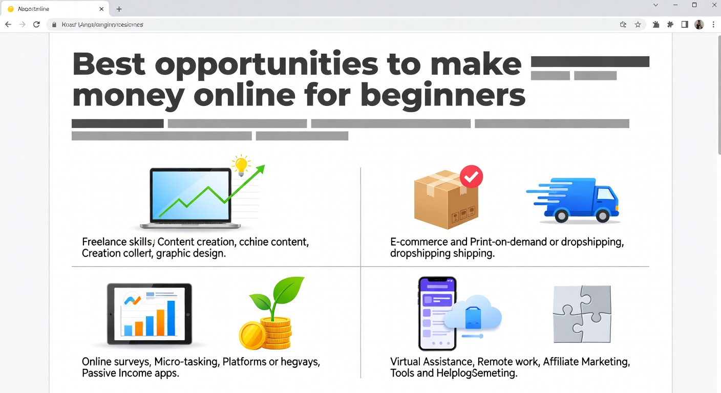 How to Make Money Online for Beginners: Affordable Access in 2026 — Best opportunities to make money online for beginners