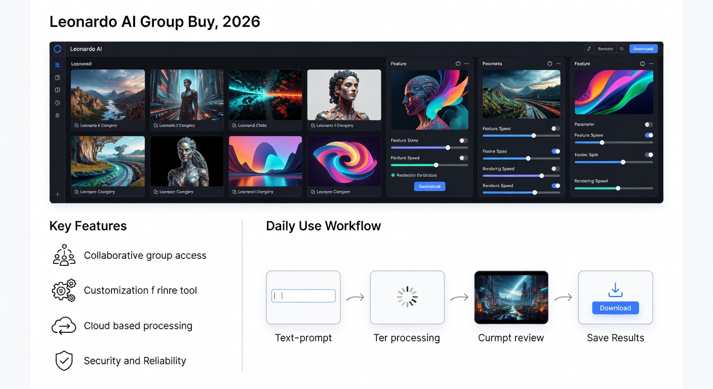 Leonardo AI Group Buy: Affordable Access to Advanced AI Tools in 2026 illustration 2