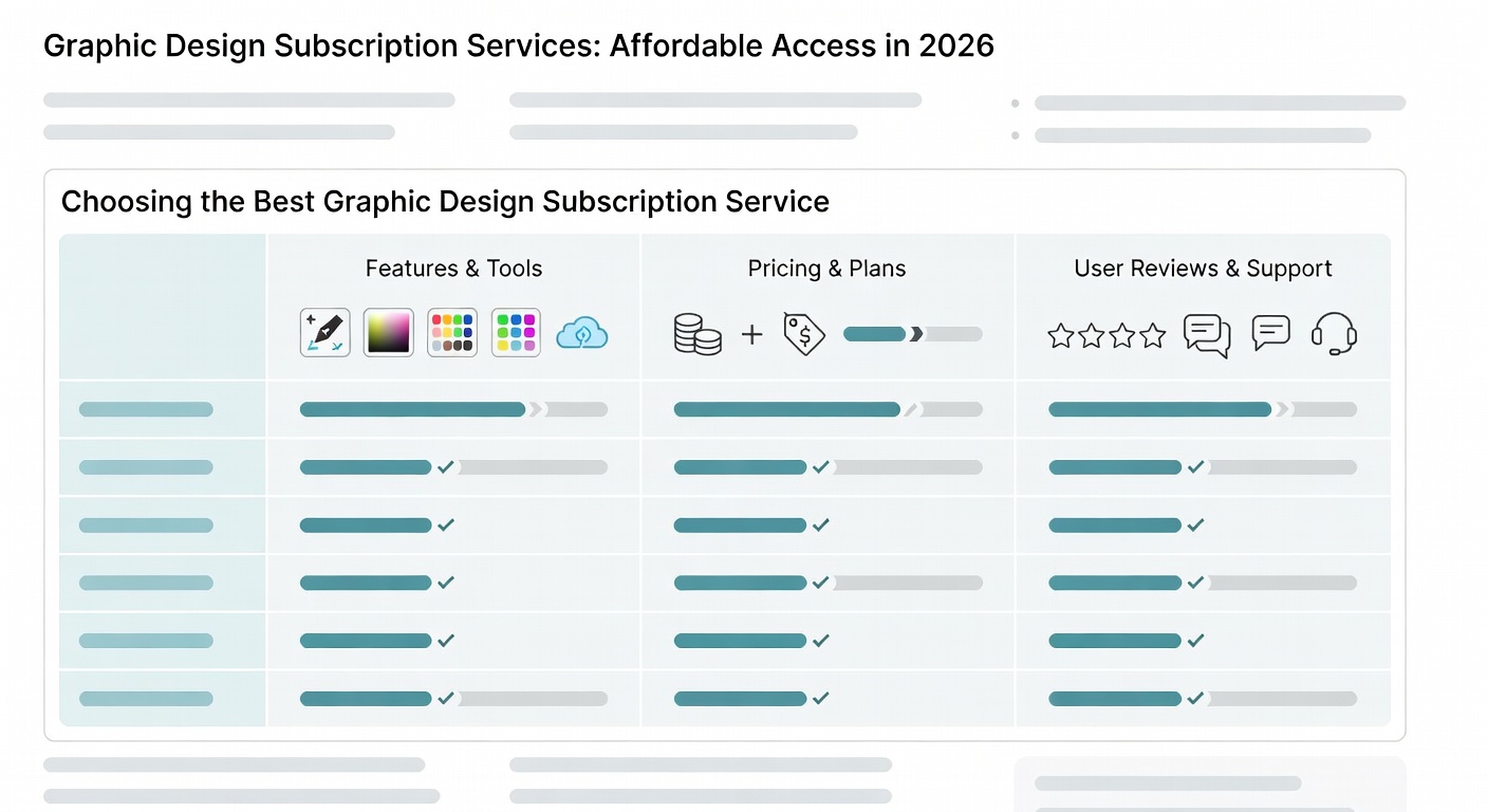 Graphic Design Subscription Services: Affordable Access in 2026 — Choosing the Best Graphic Design Subscription Service