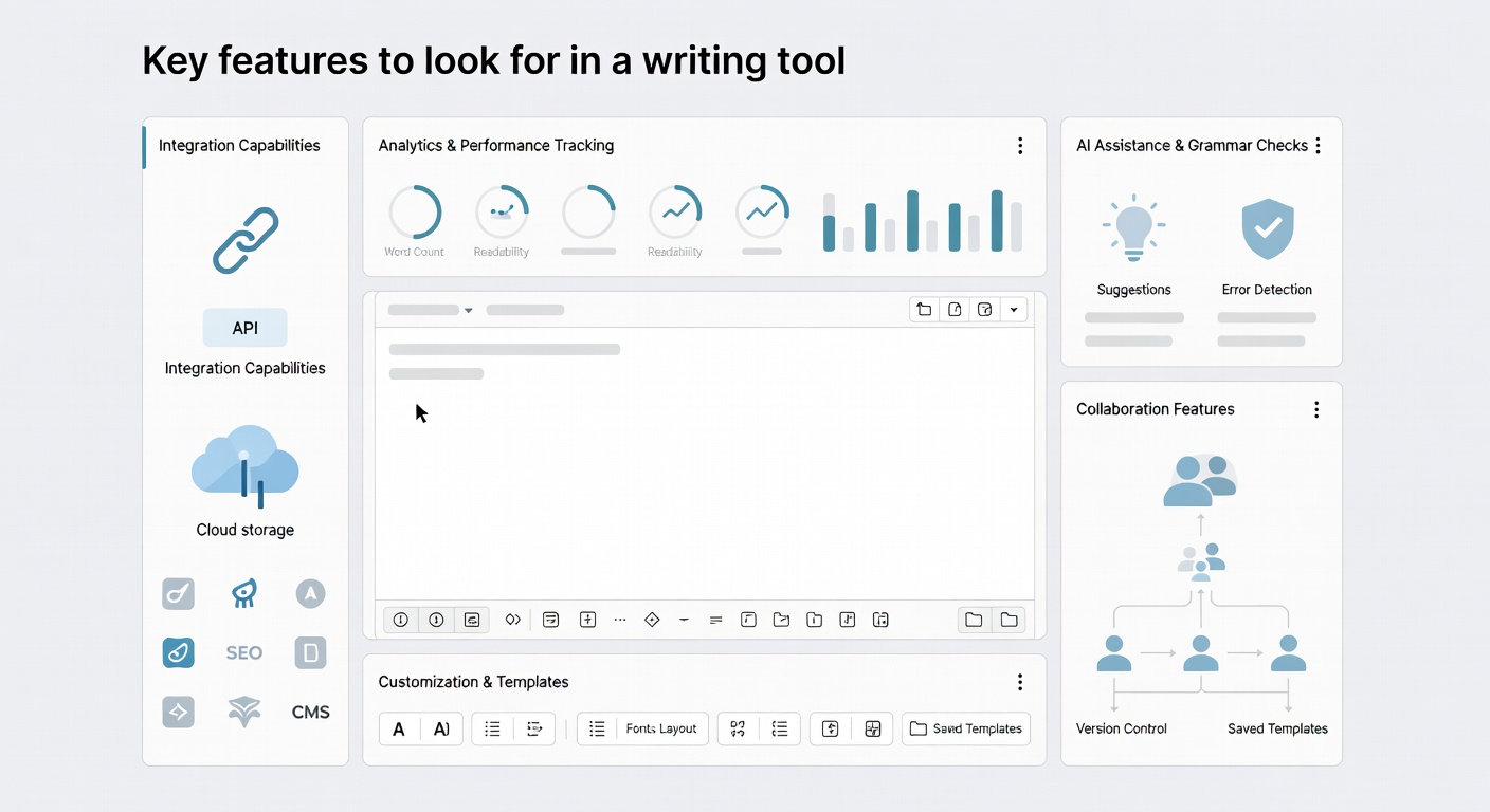 How to Choose Content Writing Tools in 2026: A Clear Guide for Content Writers — Key features to look for in a writing tool