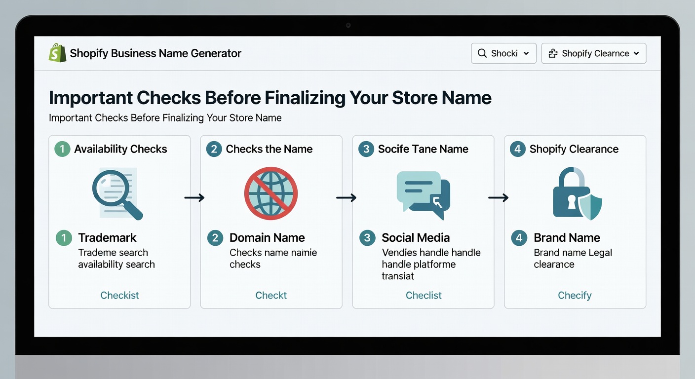 Shopify Business Name Generator: Affordable Access in 2026 — Important Checks Before Finalizing Your Store Name
