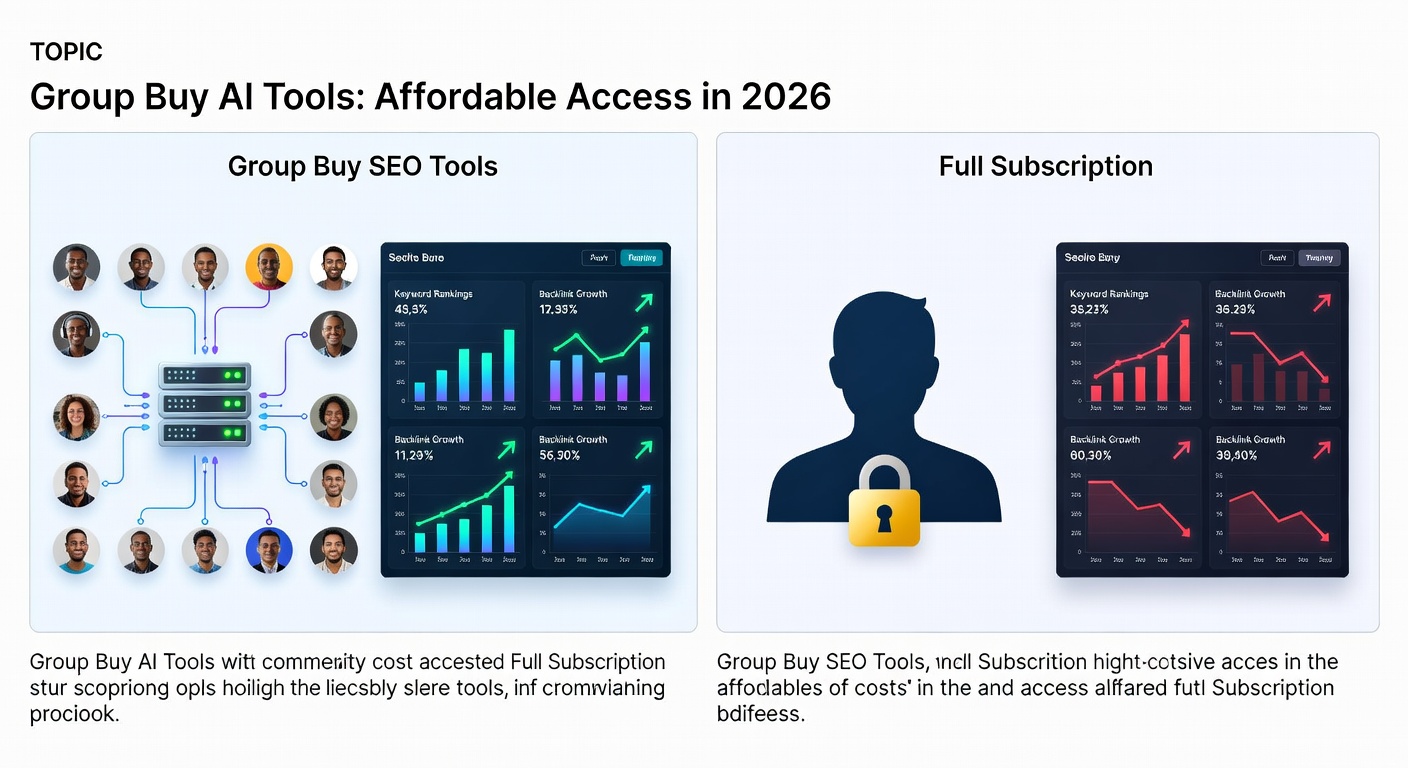 Group Buy AI Tools: Affordable Access in 2026 — Group Buy SEO Tools vs. Full Subscription