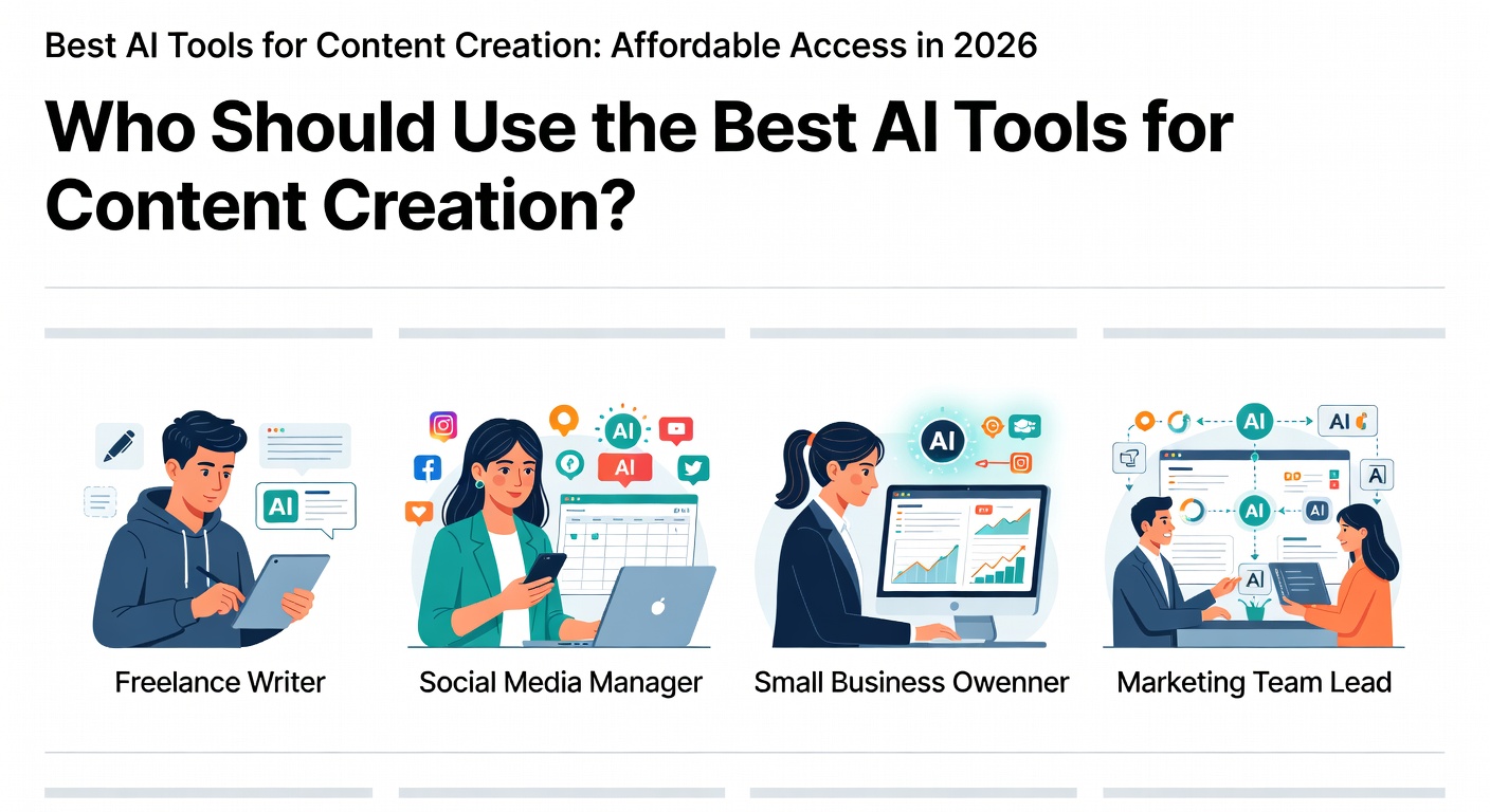 Best AI Tools for Content Creation: Affordable Access in 2026 — Who Should Use the Best AI Tools for Content Creation?
