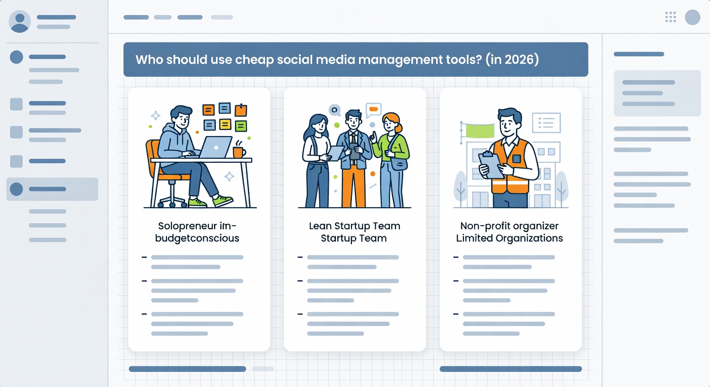 Cheap Social Media Management Tools: Affordable Access in 2026 — Who should use cheap social media management tools?