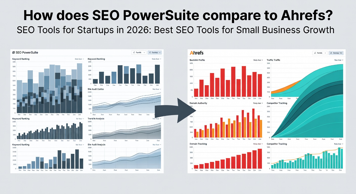 SEO Tools for Startups in 2026: Best SEO Tools for Small Business Growth — How does SEO PowerSuite compare to Ahrefs?