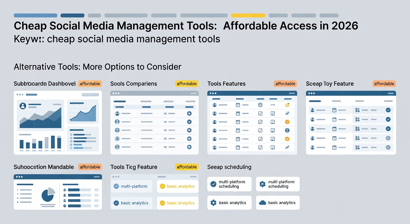 Cheap Social Media Management Tools: Affordable Access in 2026 — Alternative Tools: More Options to Consider