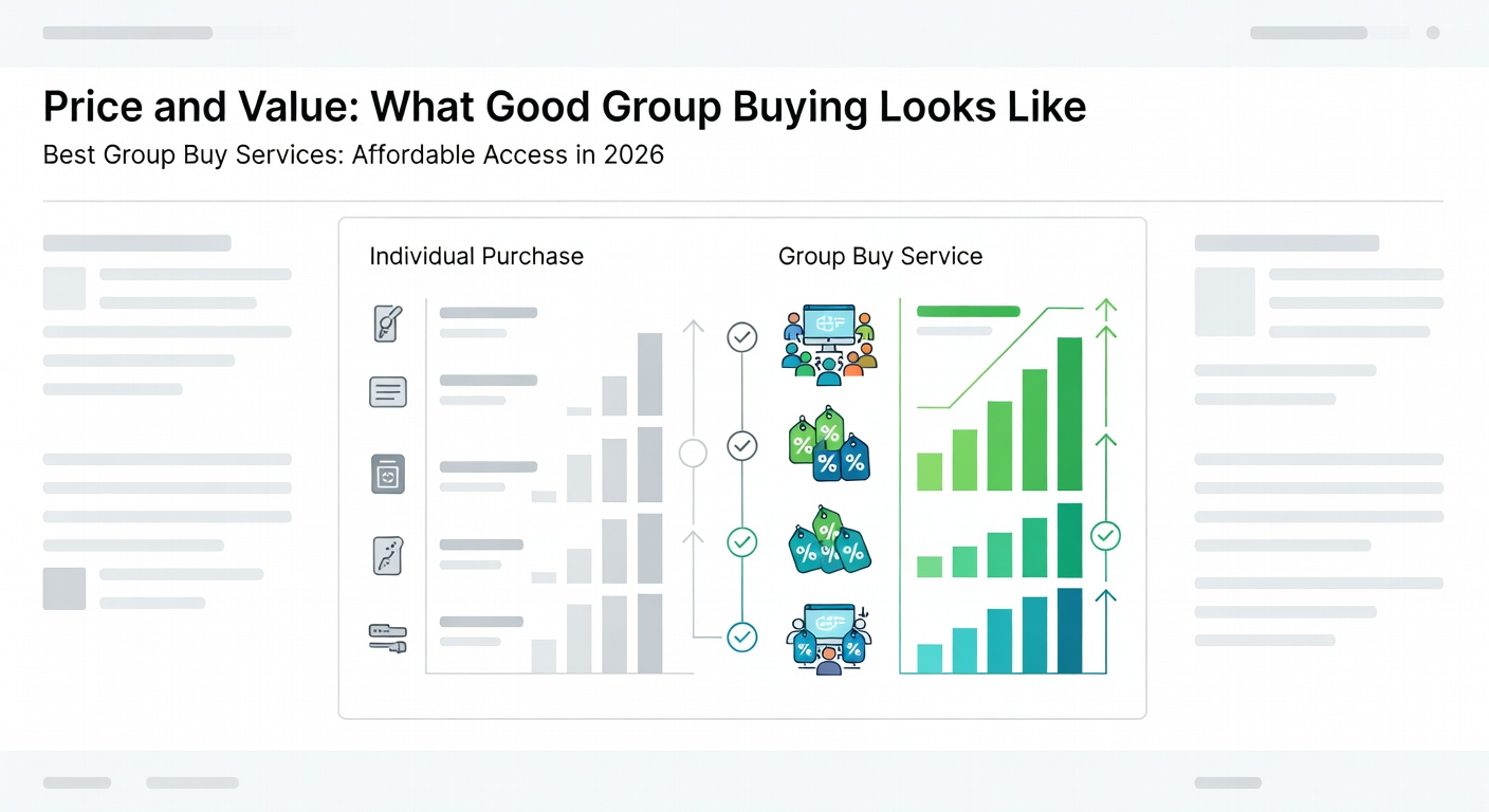 Best Group Buy Services: Affordable Access in 2026 — Price and Value: What Good Group Buying Looks Like