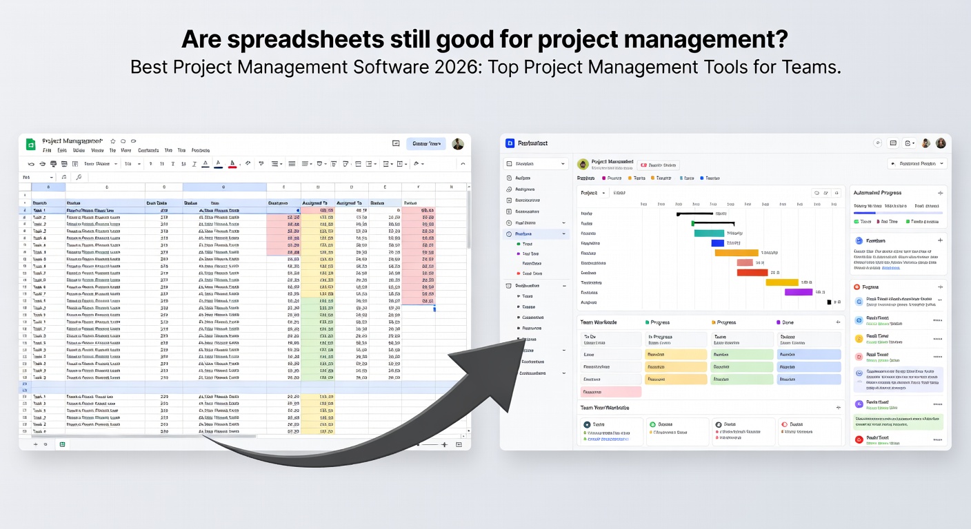 Best Project Management Software 2026: Top Project Management Tools for Teams — Are spreadsheets still good for project management?
